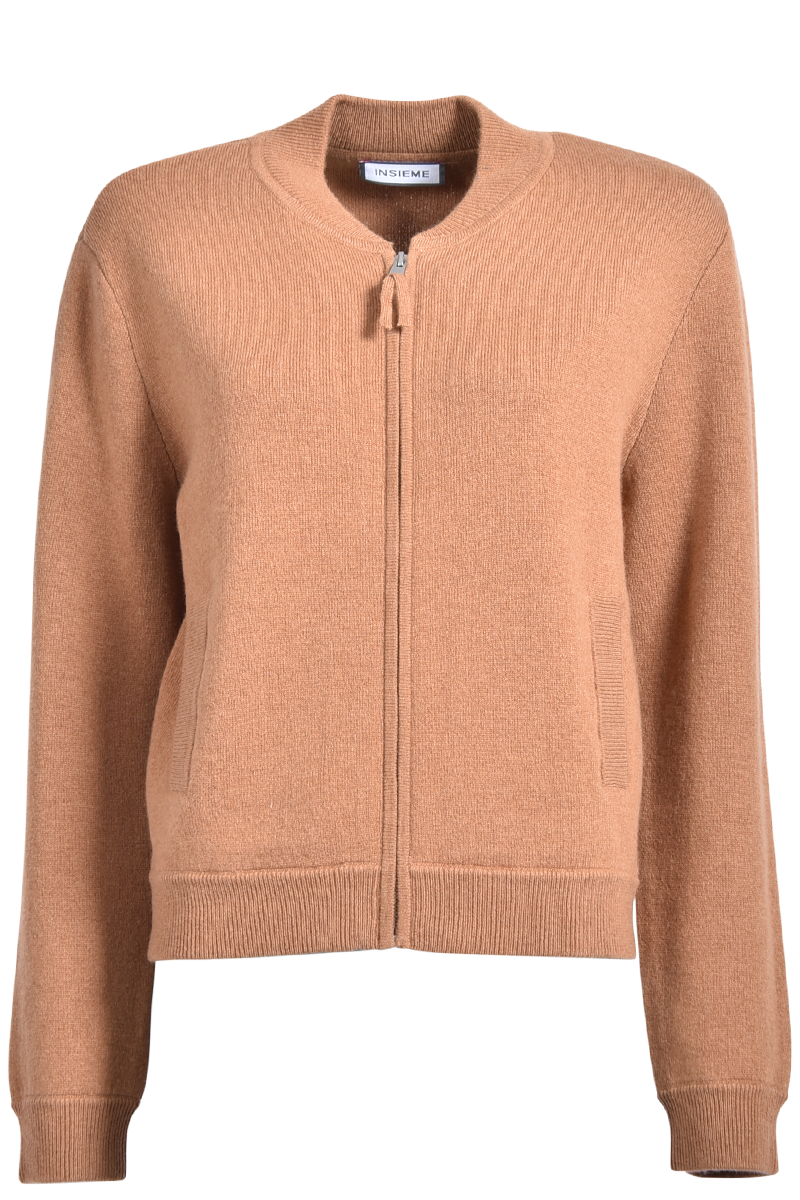 Strickblouson mit Reißverschluss von INSIEME.