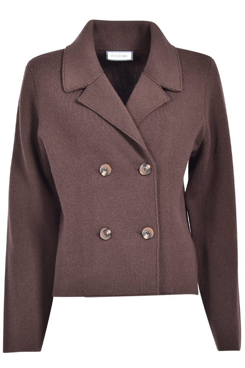 Kabanjacke aus Wolle-Kaschmir-Mix von INSIEME.