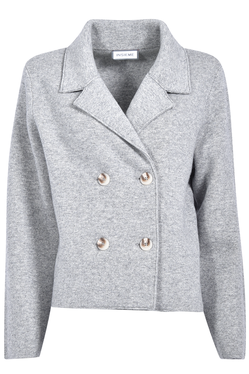 Kabanjacke aus Wolle-Kaschmir-Mix von INSIEME.