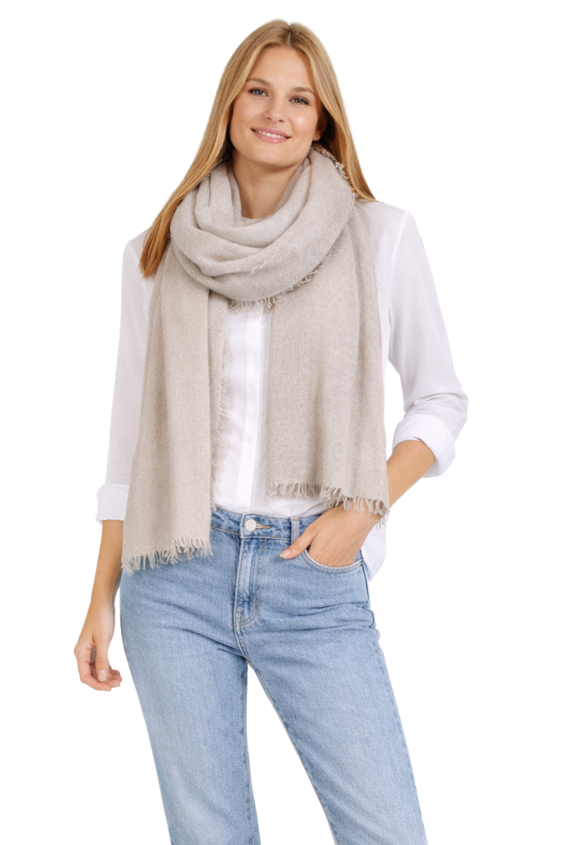 Edles Cashmere-Tuch von PUR SCHOEN, Stone 2