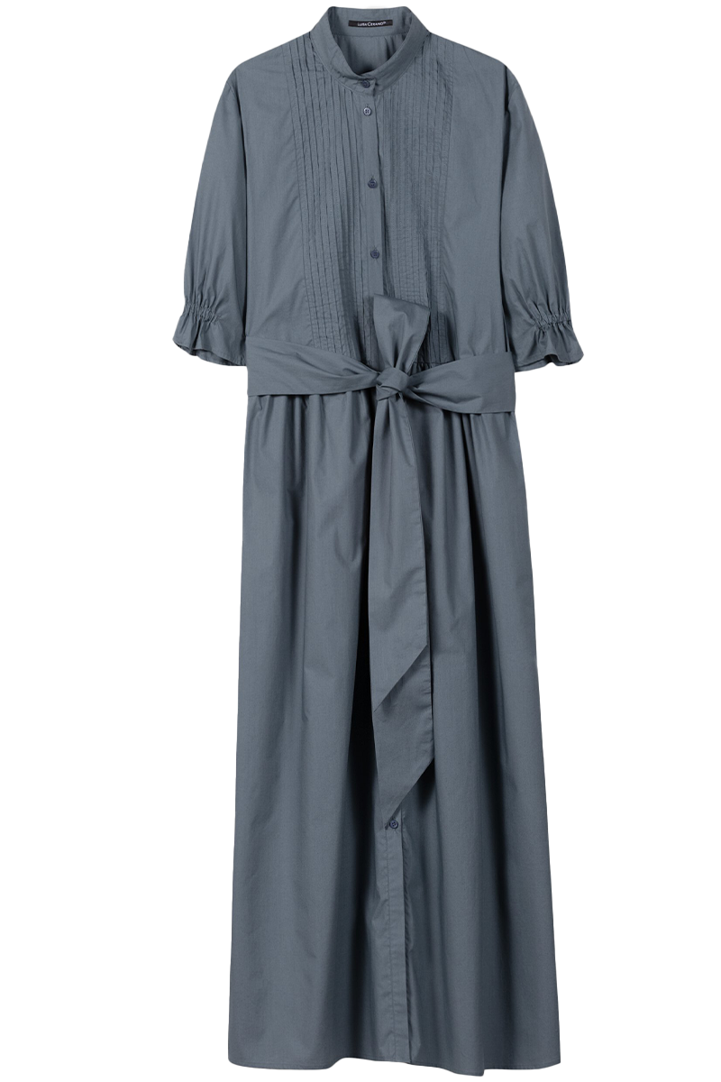 Baumwoll-Hemdblusenkleid von LUISA CERANO.