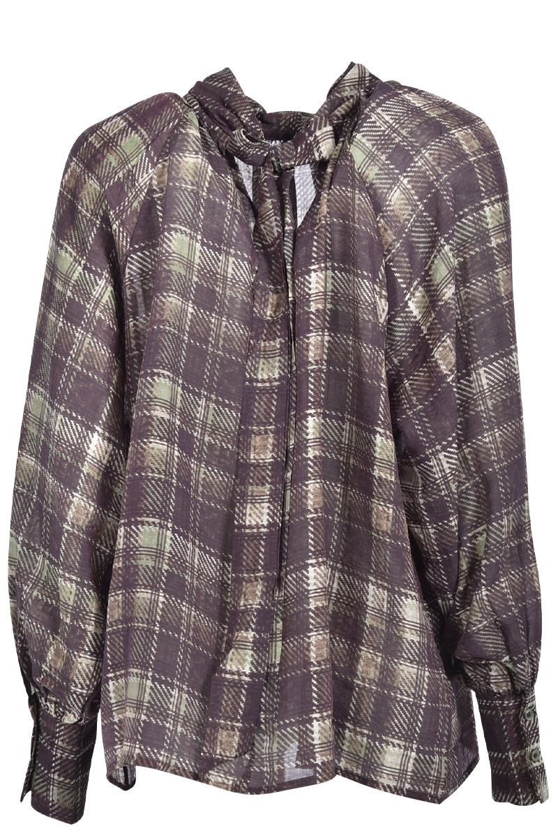 Karo-Bluse "Bow Check" von SoSue.