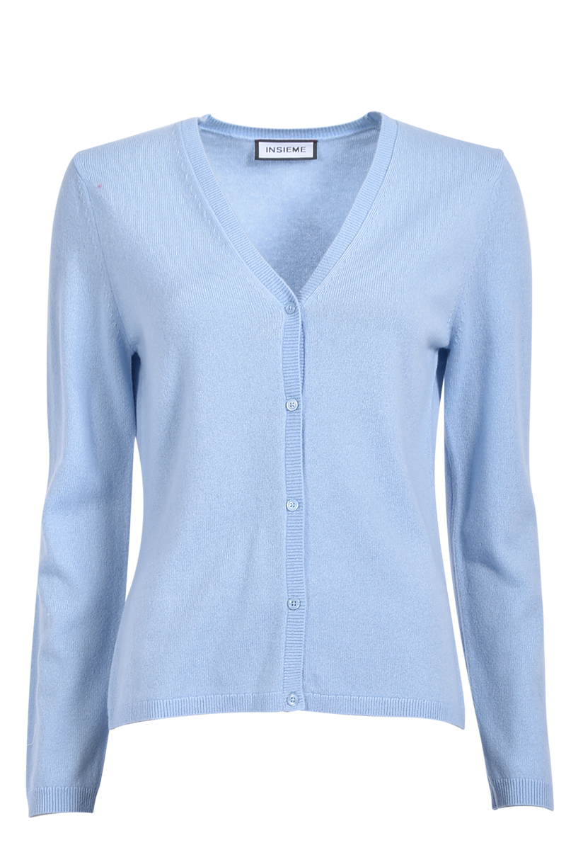 Klassischer Cardigan aus 100% Kaschmir von INSIEME.