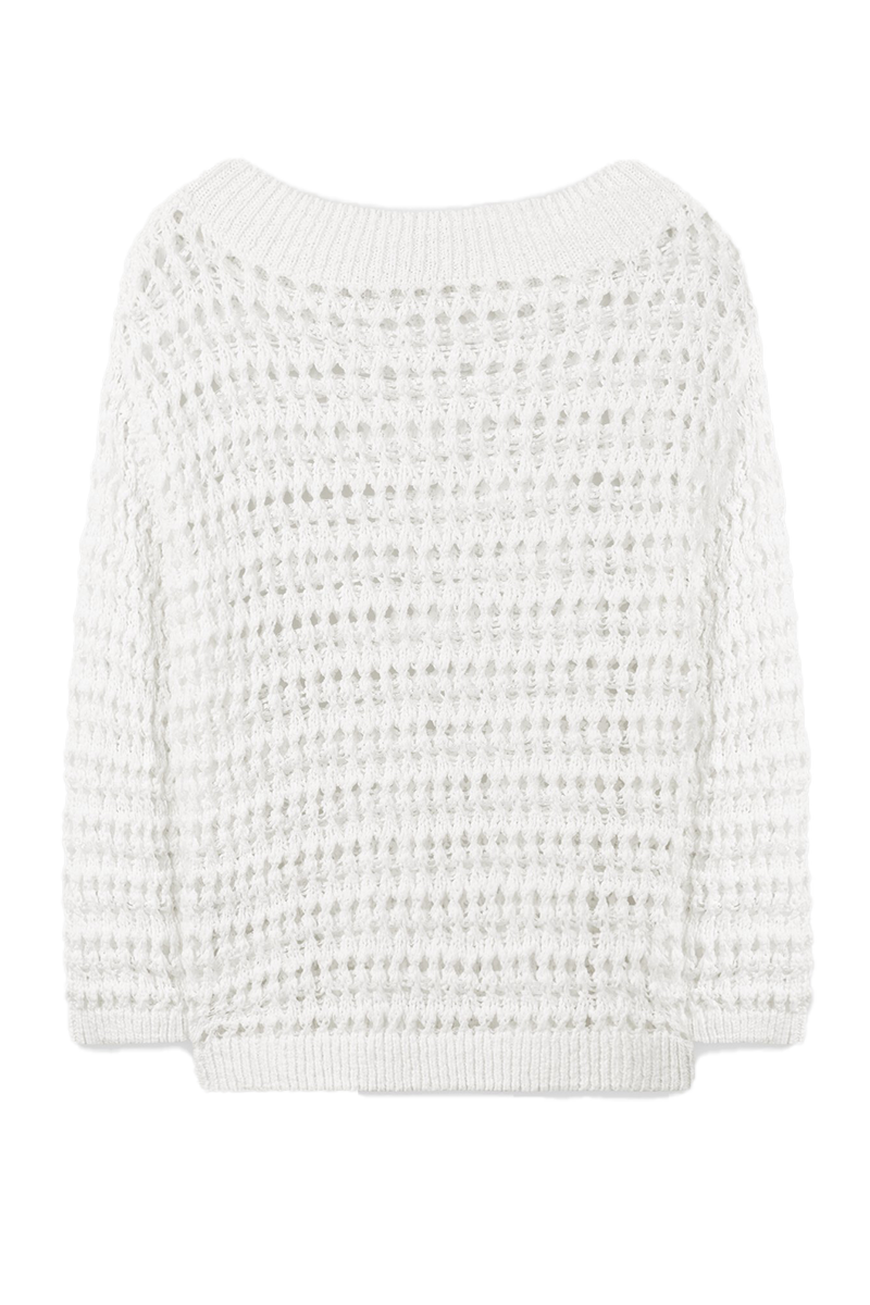 Pullover in Crochet-Optik von LUISA CERANO.