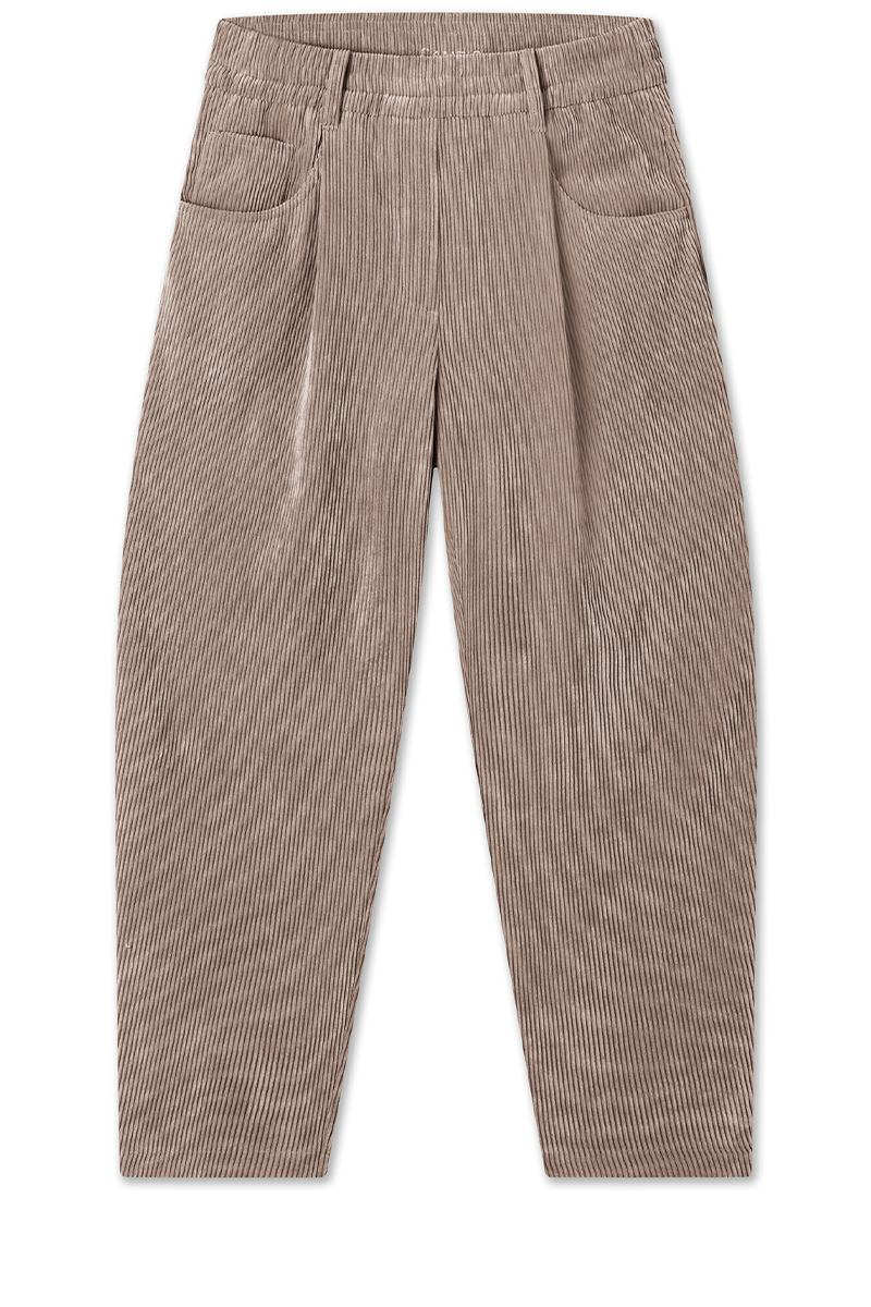 Barrel-leg Cordhose "Orchid five pocket" von CAMBIO.