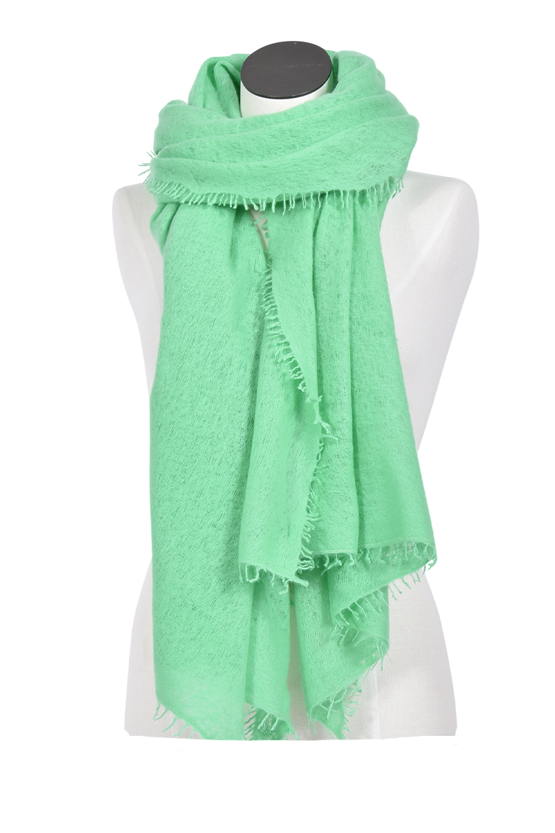 Edles Cashmere-Tuch von PUR SCHOEN, St. Green Ice Edles Cashmere-Tuch von PUR SCHOEN, St. Green Ice