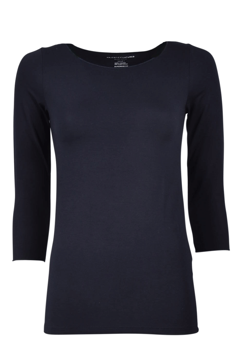 Shirt mit 3/4-Arm von MAJESTIC Shirt mit 3/4-Arm von MAJESTIC