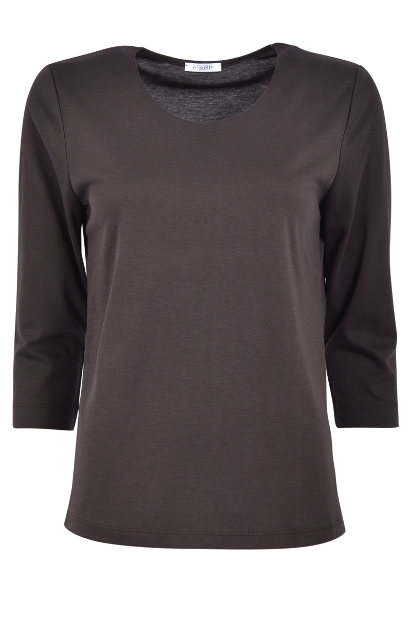 Rundhalsshirt aus Baumwolle von EFIXELLE