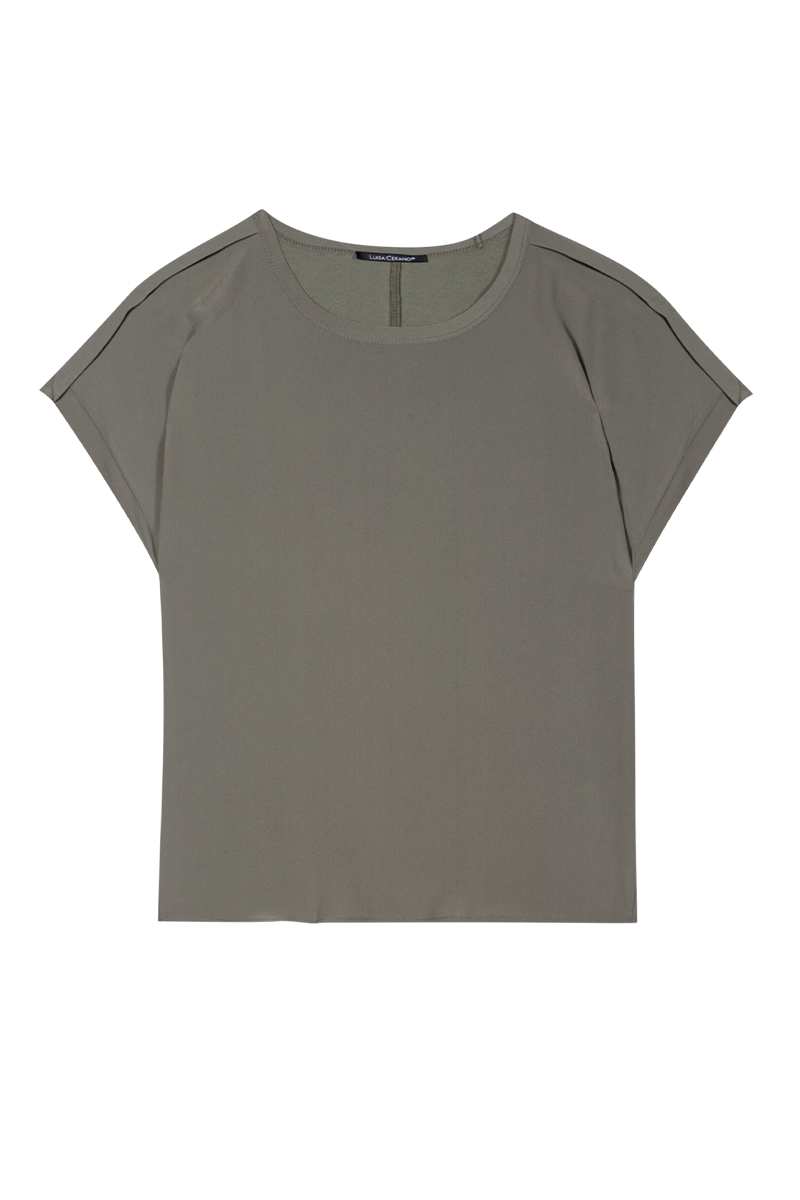 Shirt aus Seiden-Mix von LUISA CERANO.