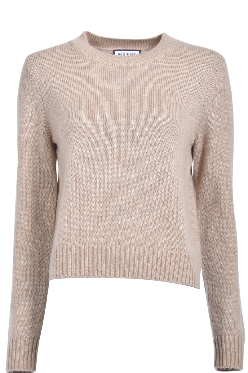 Kurzer Rundhalspullover mit breiten Abschlüssen von STEEN