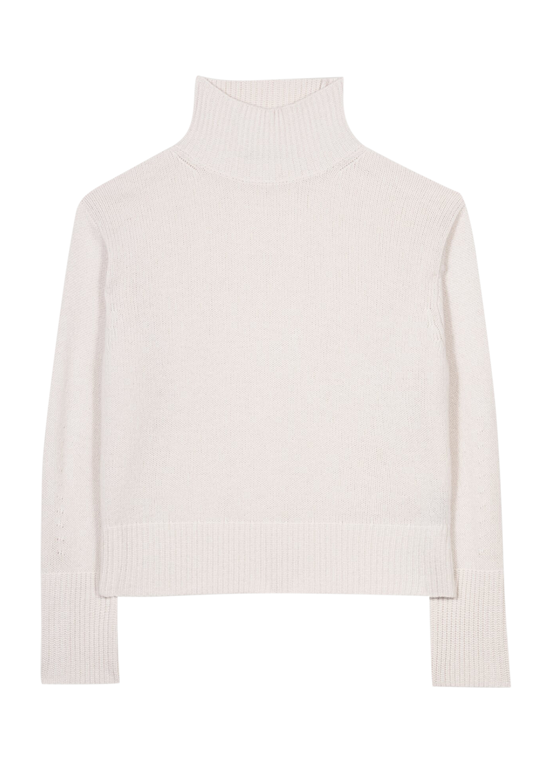 Stehkragen-Pullover von LUISA CERANO. Stehkragen-Pullover von LUISA CERANO.