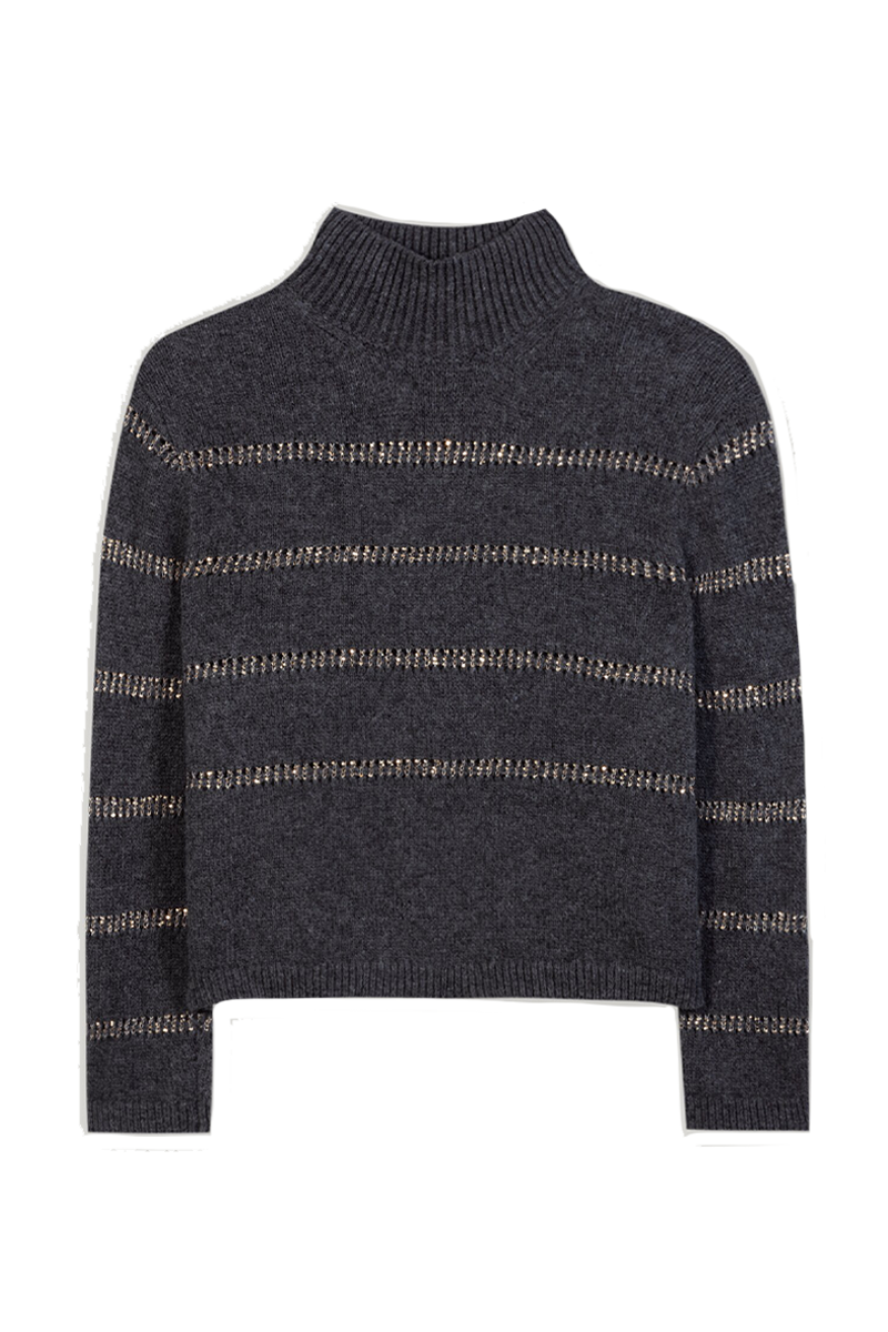 Streifen-Pullover von LUISA CERANO. Streifen-Pullover von LUISA CERANO.