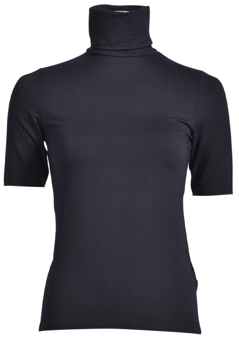 Rollkragenshirt mit Halbarm von MAJESTIC.