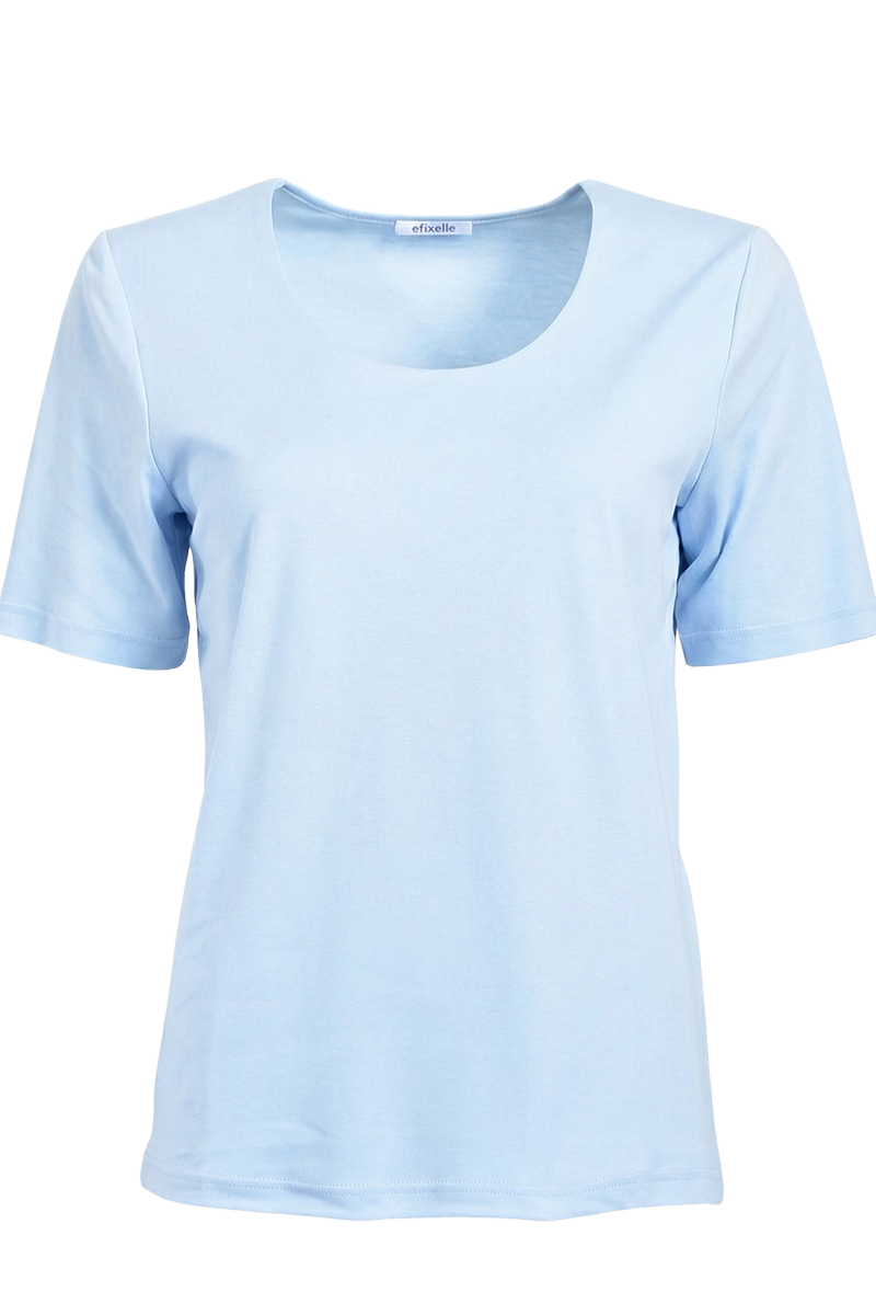 Rundhalsshirt mit kurzem Arm von EFIXELLE