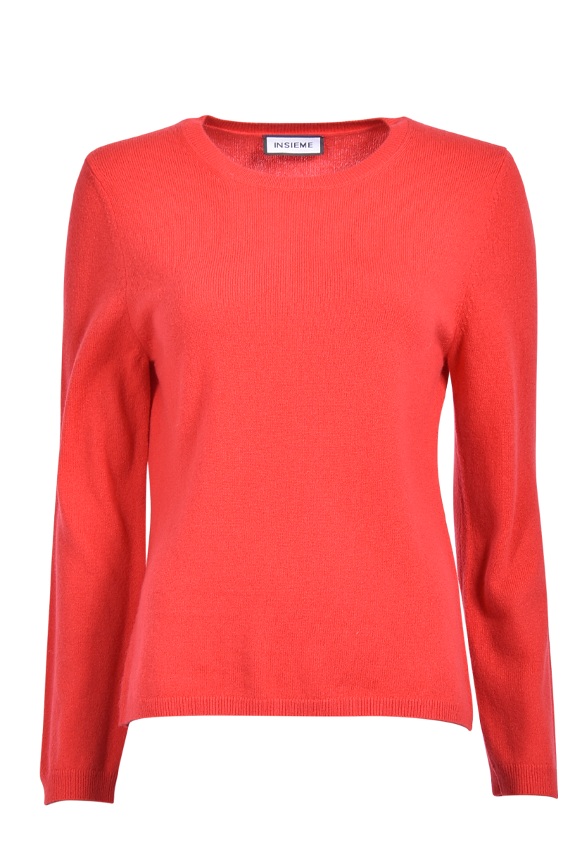 Klassischer Rundhals-Pullover aus 100% Kaschmir von INSIEME.