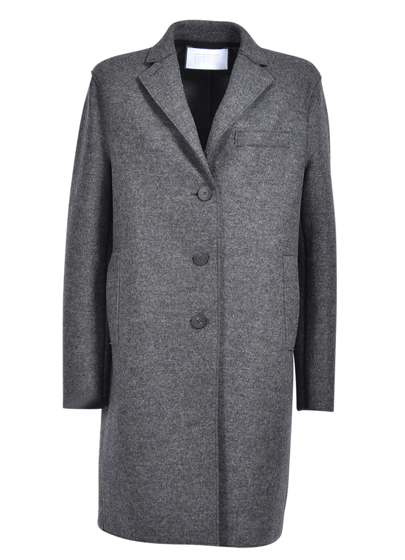 Mantel aus reiner Schurwolle "AE1220-MLK" von HARRIS WHARF
