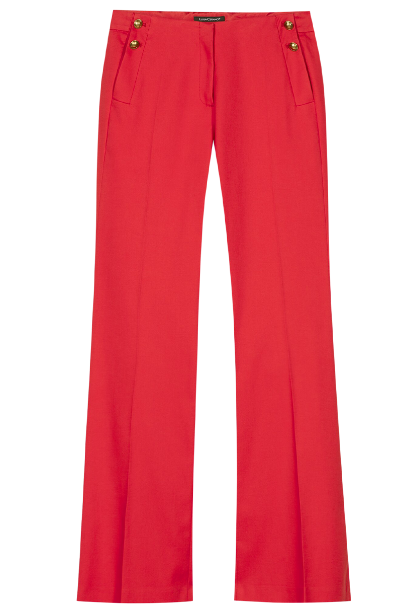 Gabardine-Flared-Pants von LUISA CERANO.