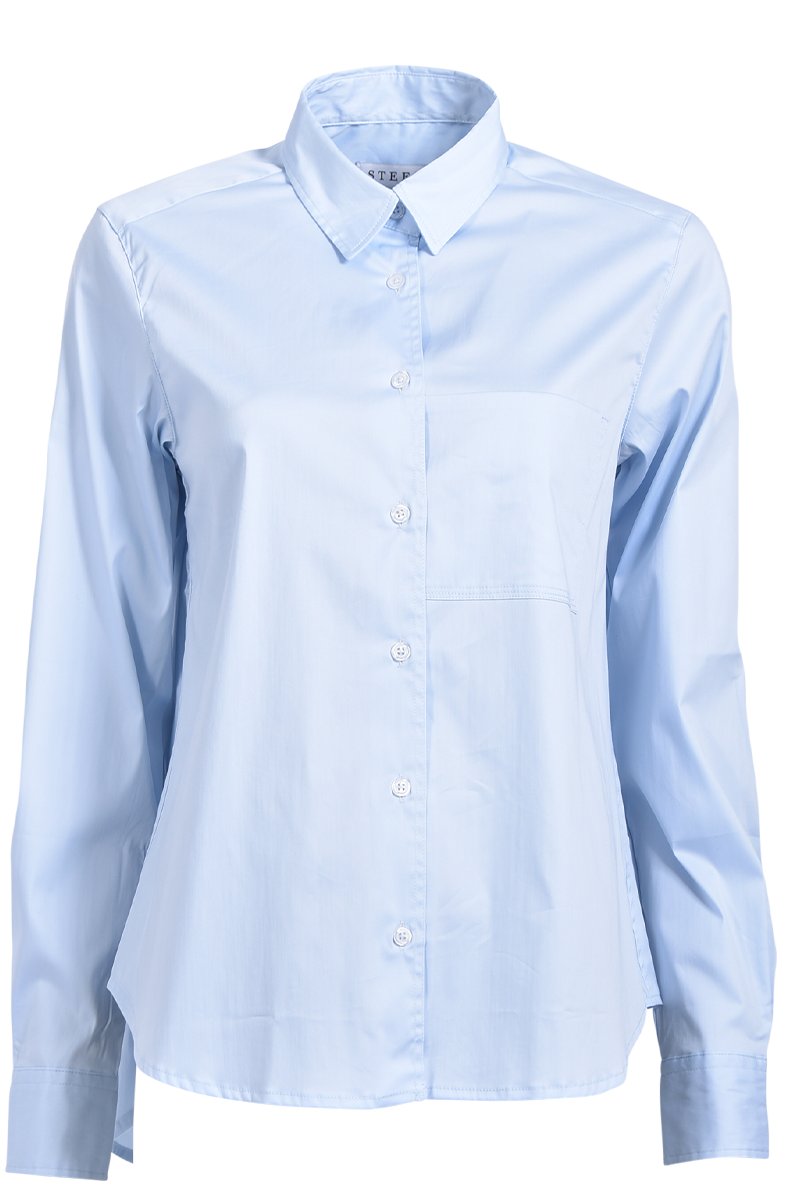 Bluse in A-Linie mit Brusttasche von STEEN.