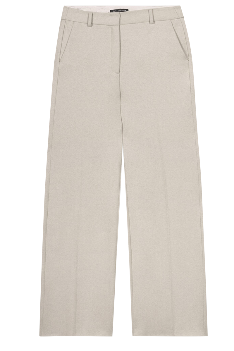 Flanell-Wideleg-Pants von LUISA CERANO. Flanell-Wideleg-Pants von LUISA CERANO.