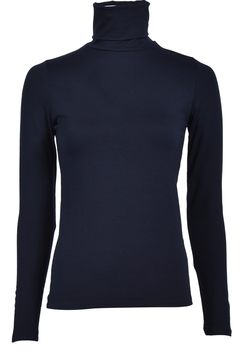 Rollkragenshirt aus Viskose von MAJESTIC Rollkragenshirt aus Viskose von MAJESTIC