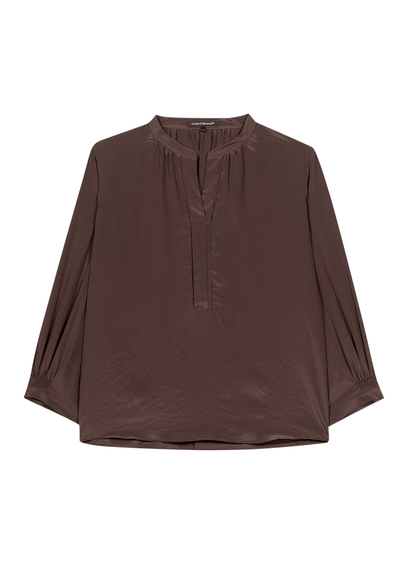 Bluse mit Smokdetail von LUISA CERANO.