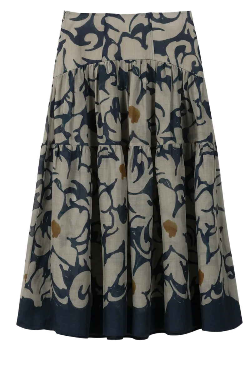 Maxi-Rock mit Flower-Print von LUISA CERANO.