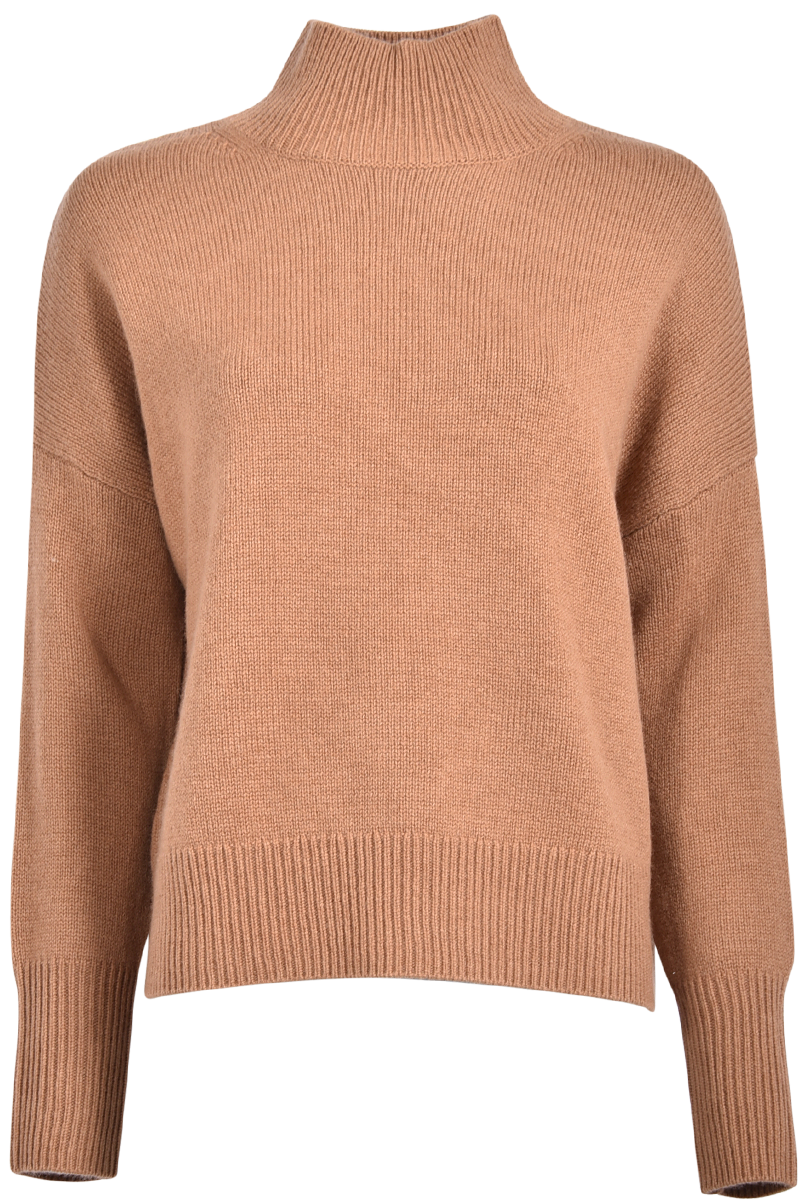 Stehkragenpullover mit verlängertem Rückteil von INSIEME.