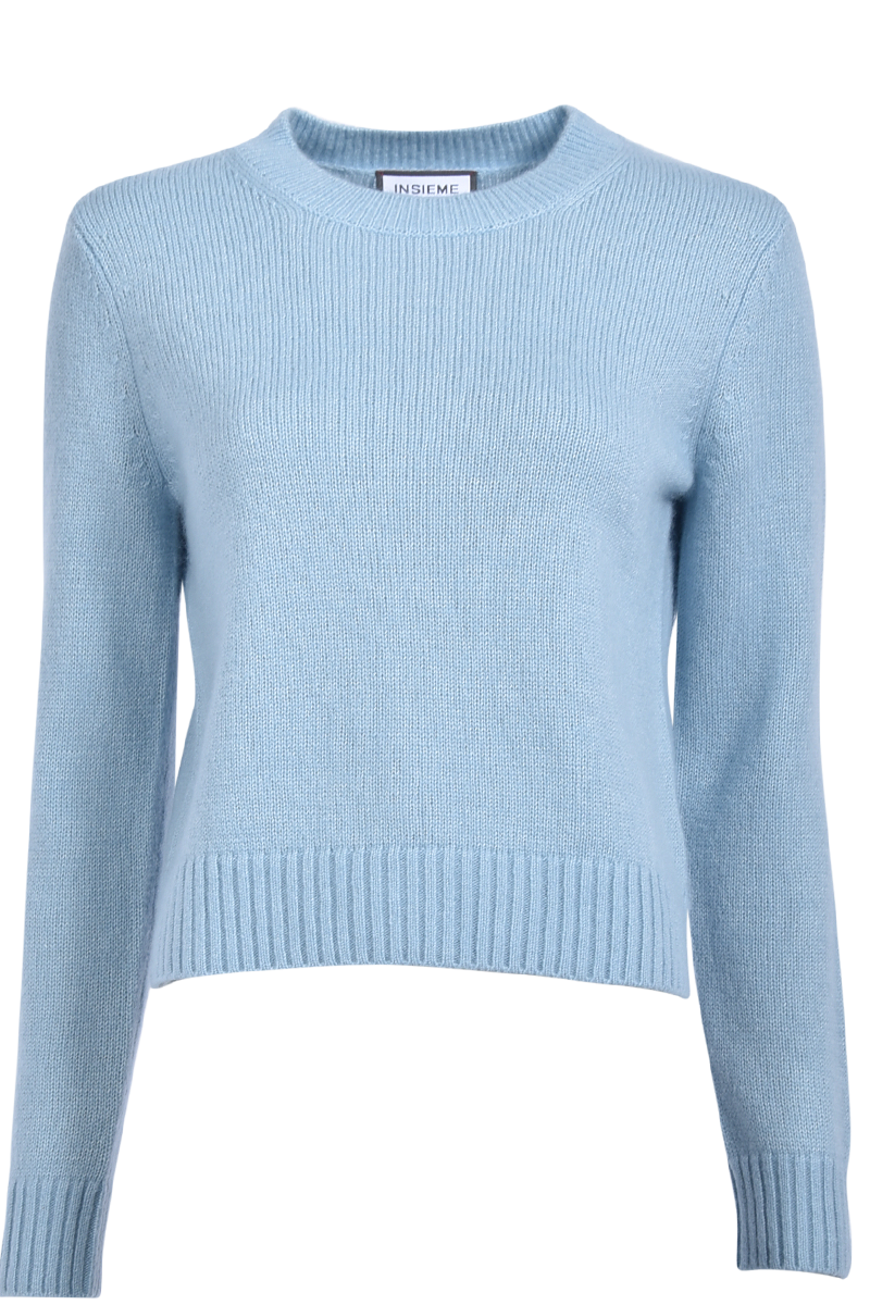 Kurzer Rundhalspullover mit breiten Abschlüssen von STEEN