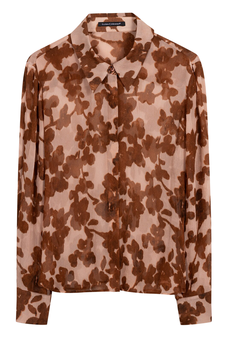Bluse mit Flower-Print von LUISA CERANO.