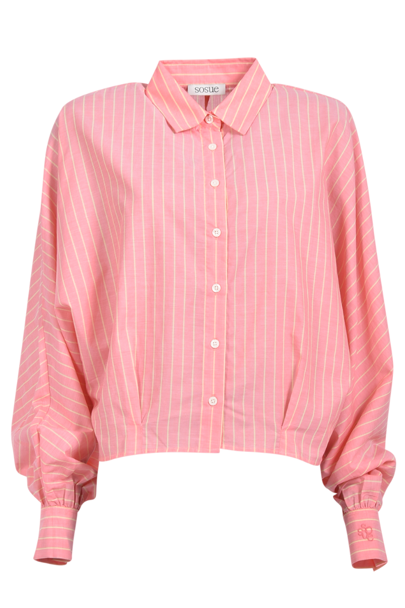 Antonia Short Coral Stripes von SOSUE.