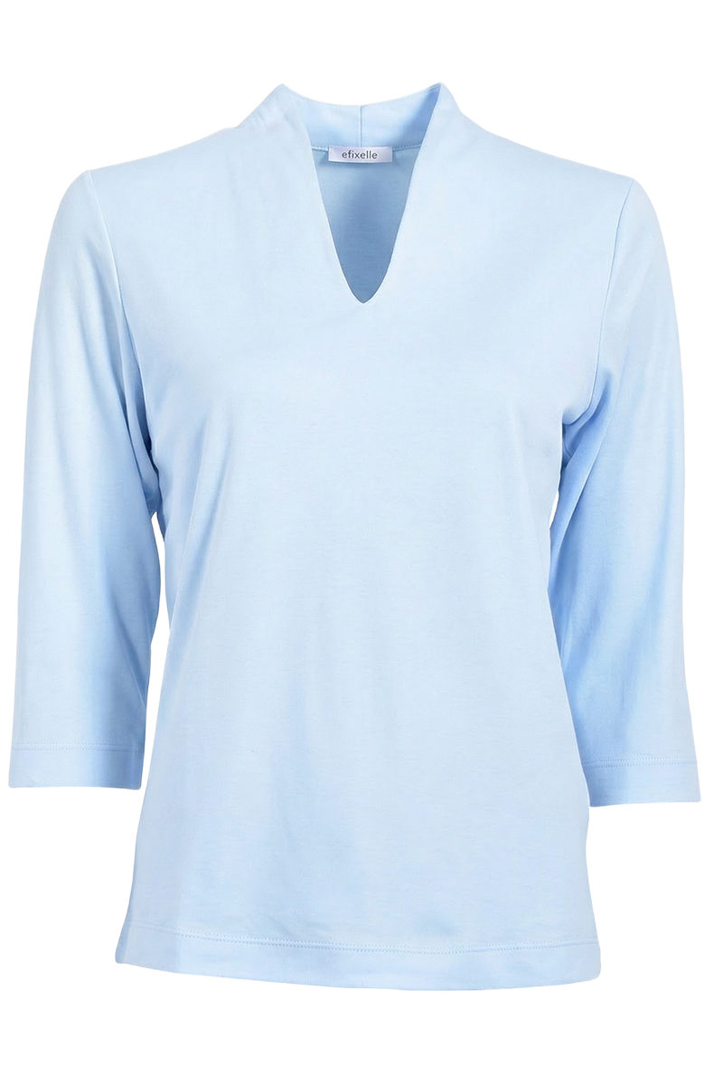 Kelchkragenshirt aus Baumwolle von EFIXELLE