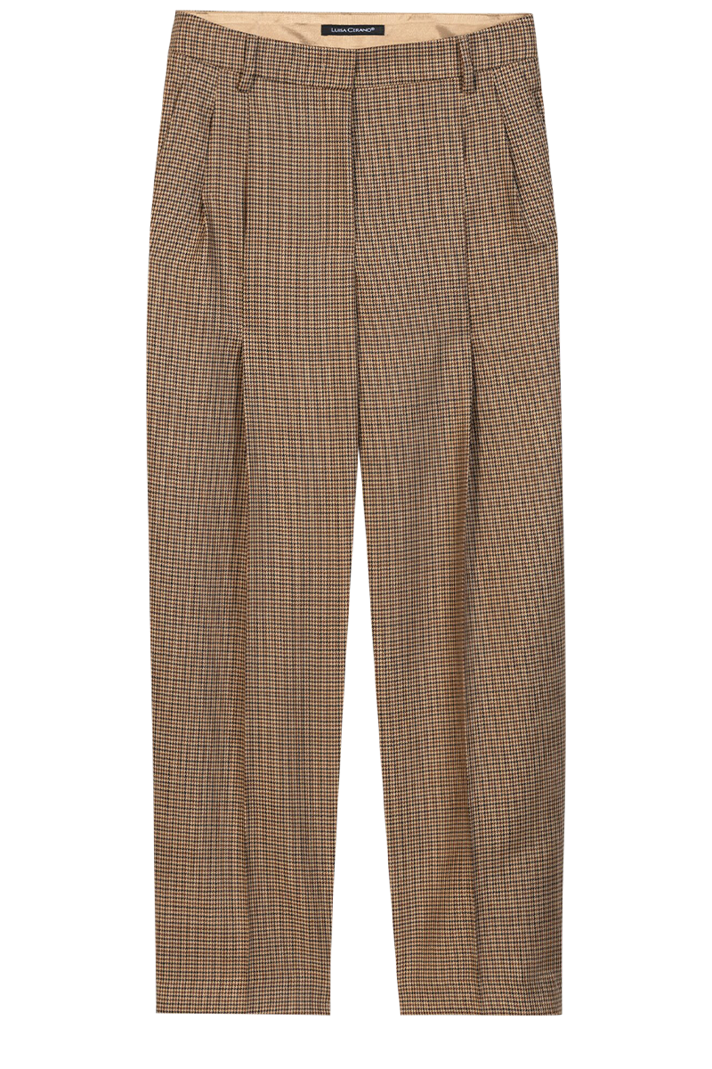 Glencheck-Tapered-Pants von LUISA CERANO.