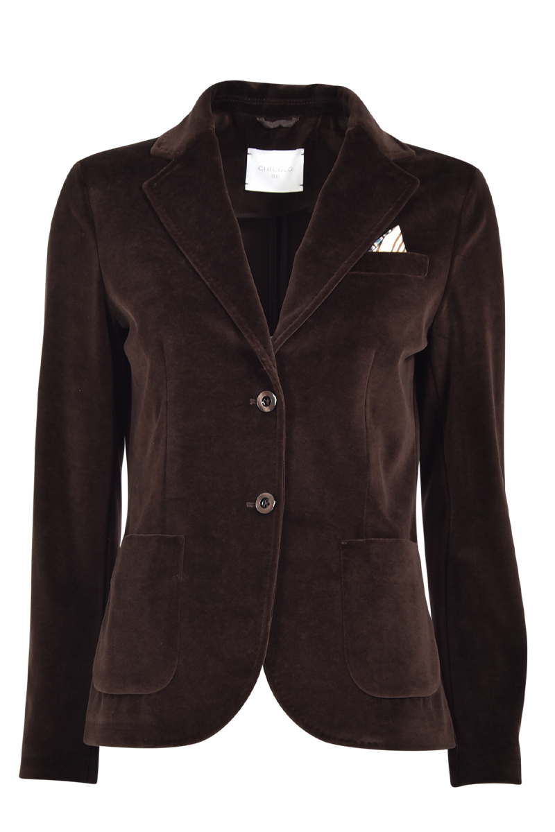 Blazer aus Samtstretch von CIRCOLO