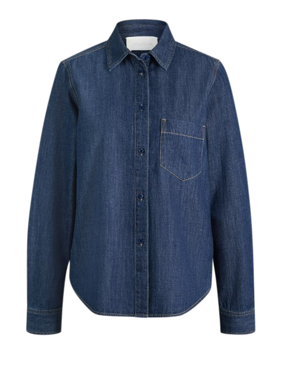 Dark Denim Shirt "Birga" von JUVIA.