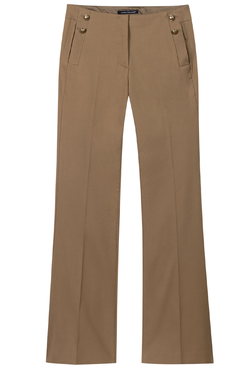 Gabardine-Flared-Pants von LUISA CERANO.