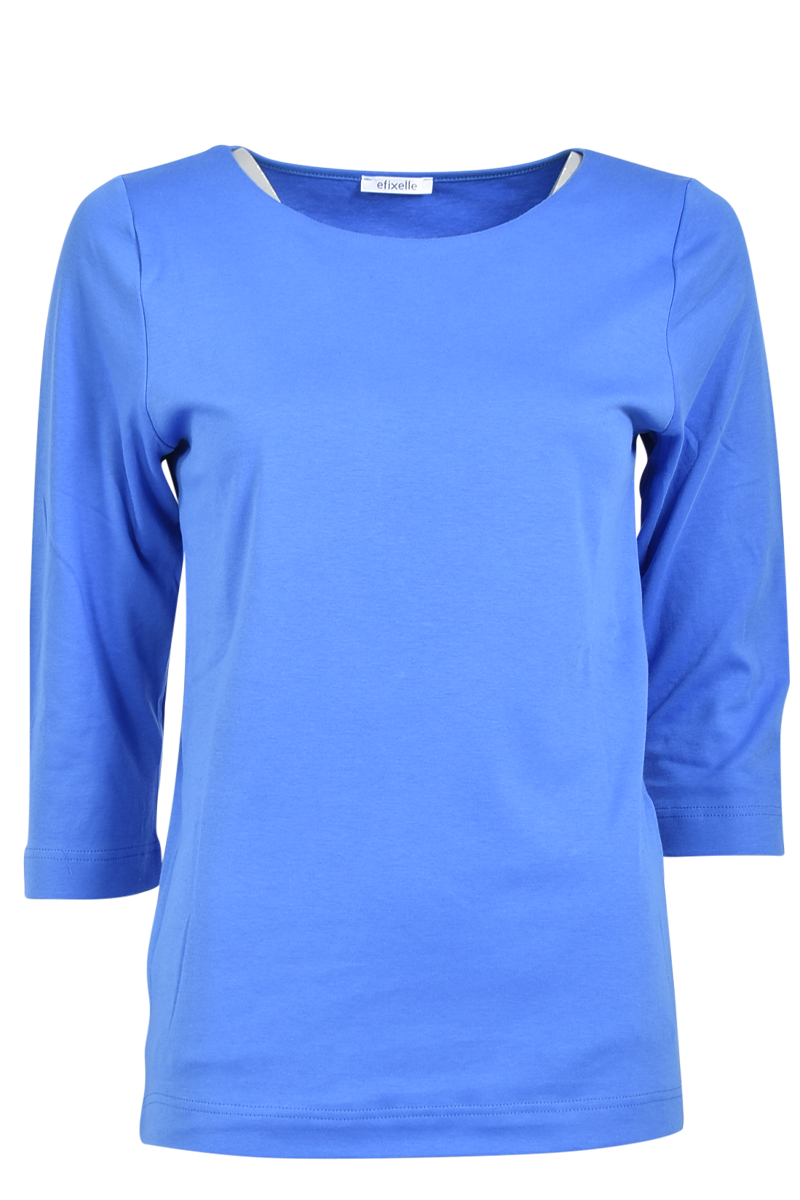 Rundhalsshirt mit 3/4-Arm von EFIXELLE