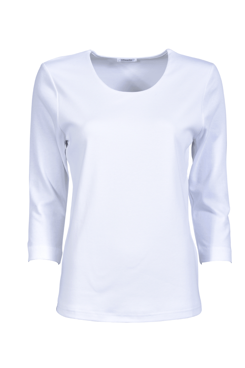 Rundhalsshirt aus Baumwolle von EFIXELLE.