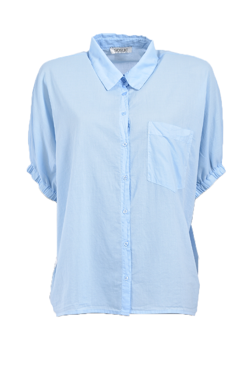 Bluse "Cowboy collar voile" von SoSue.