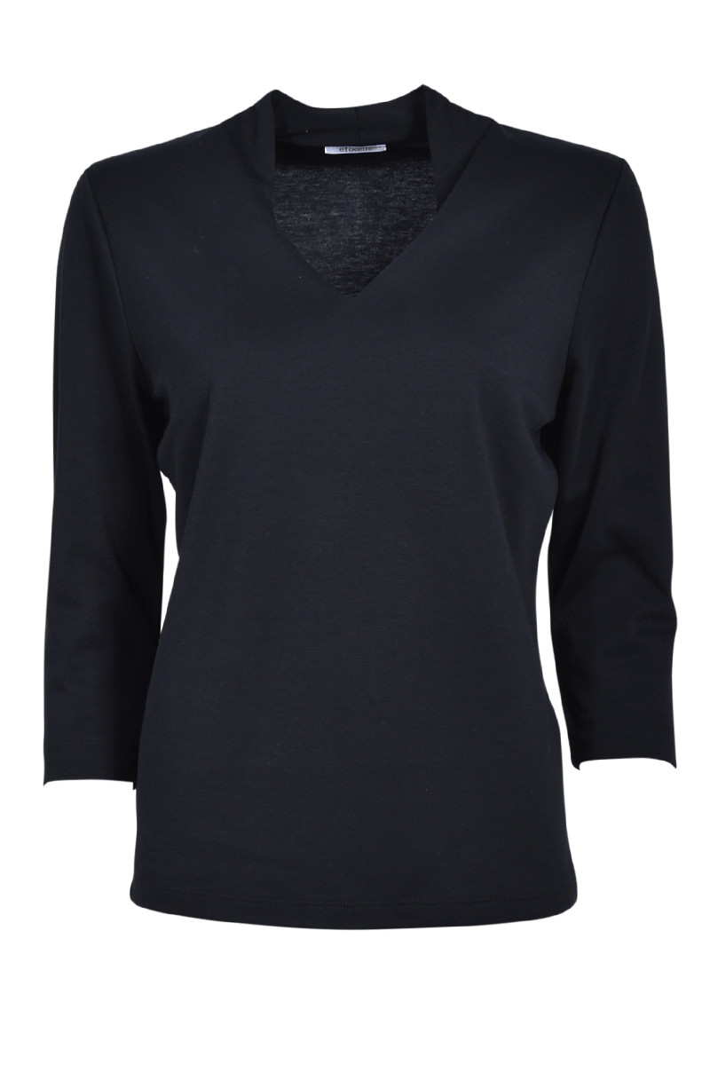 Kelchkragenshirt aus Baumwolle von EFIXELLE