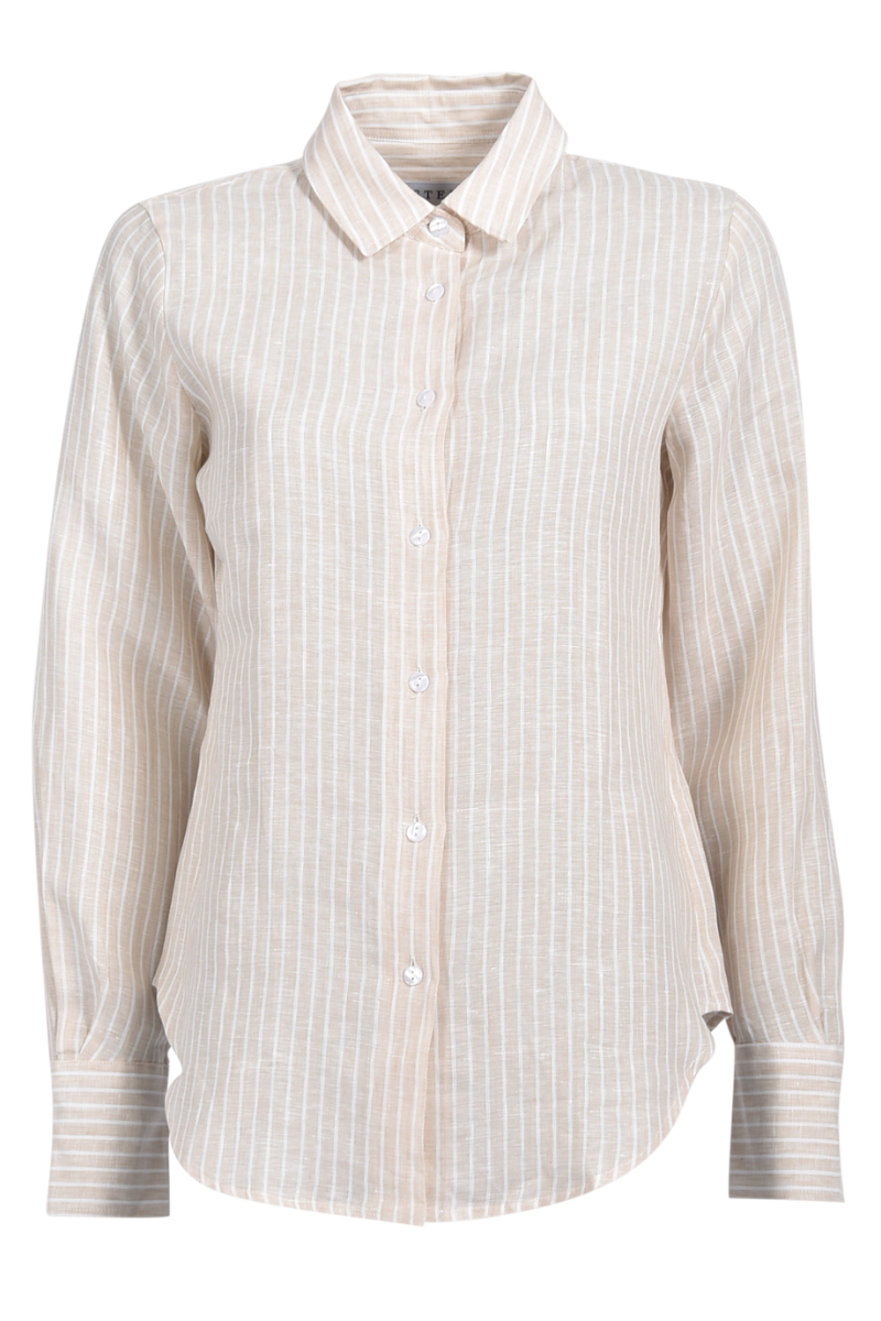 Gestreifte Leinenbluse von STEEN.