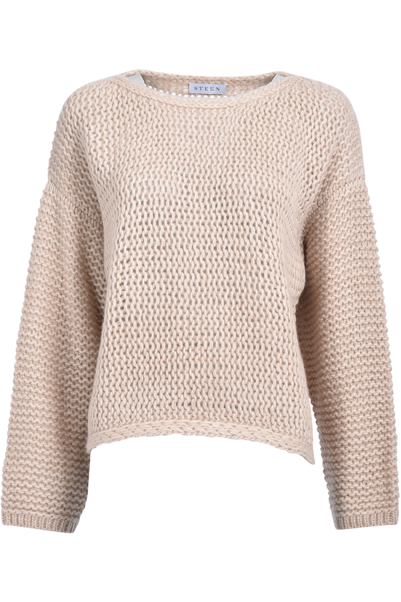 Rundhalspullover mit Struktur von STEEN