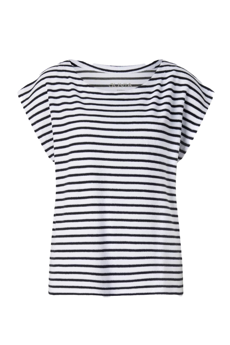 Frottee- Boxyshirt von JUVIA.