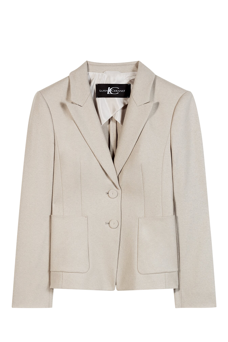 Flanell-Blazer von LUISA CERANO.