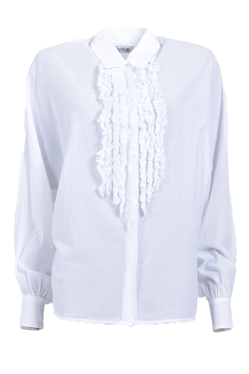 Rüschenbluse "Antonia slim ruffle" von SOSUE.