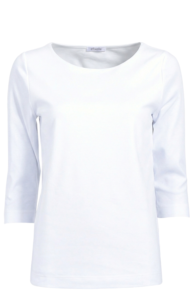 Rundhalsshirt mit 3/4-Arm von EFIXELLE