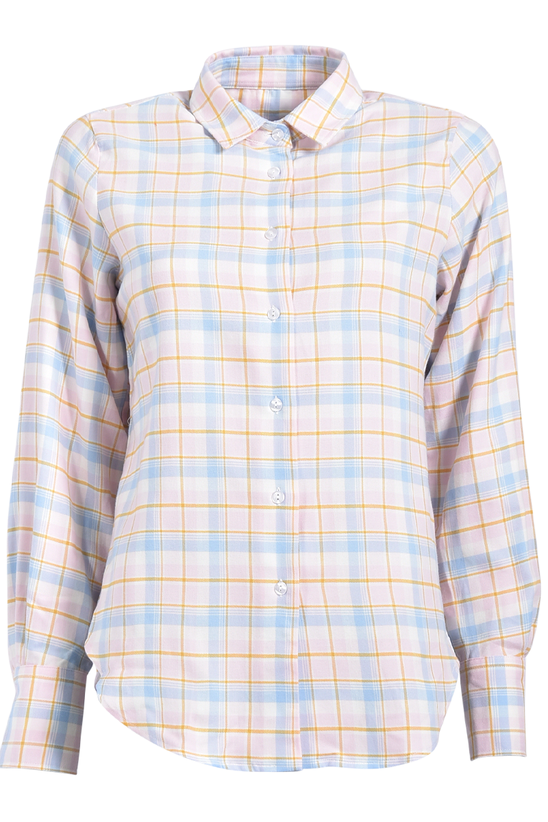 Bluse aus Flanell-Karo von STEEN Collection.
