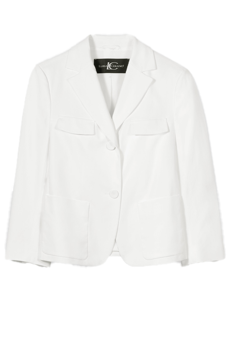 Twill-Blazerjacke von LUISA CERANO.