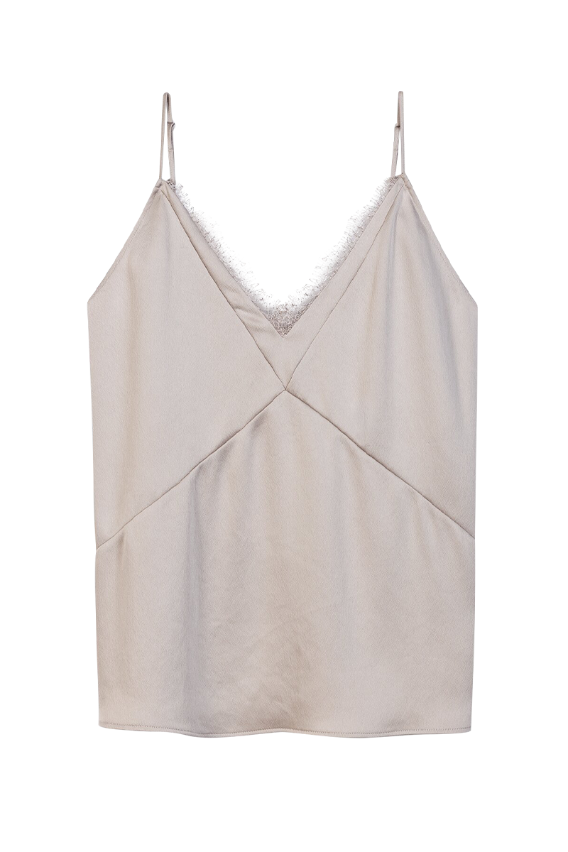 Satin-Lingerie-Top von LUISA CERANO.