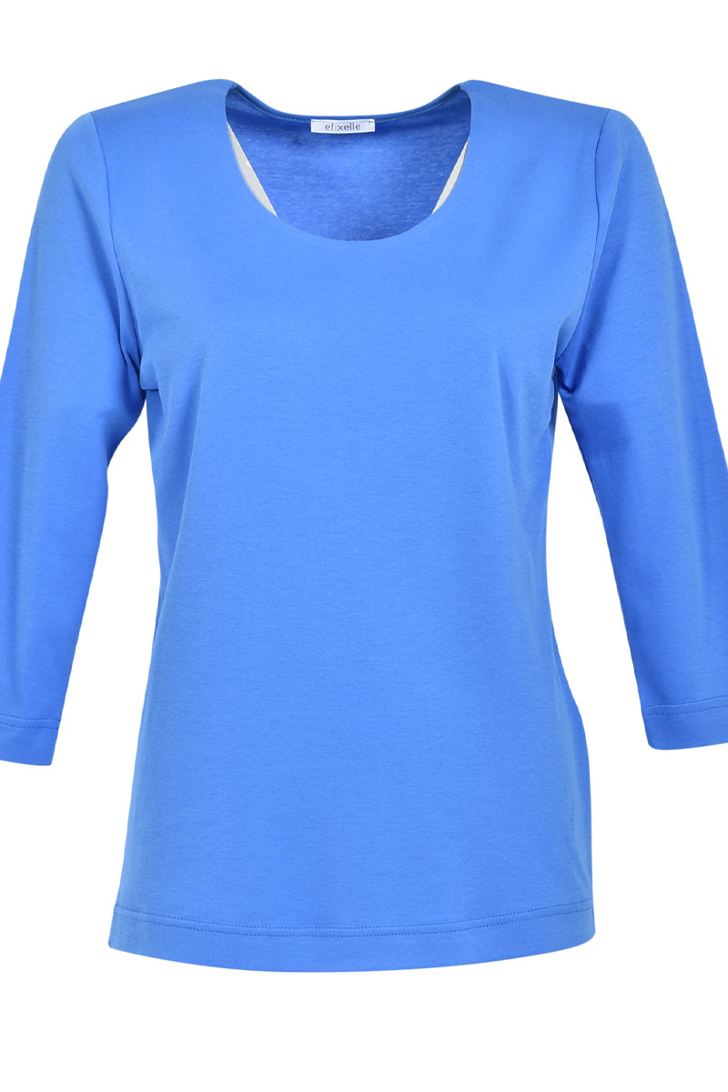 Rundhalsshirt aus Baumwolle von EFIXELLE