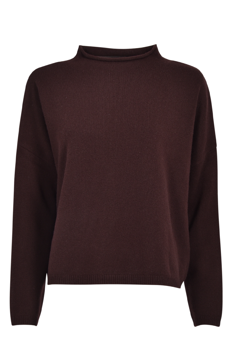 Stehkragenpullover in lockerer Form von INSIEME